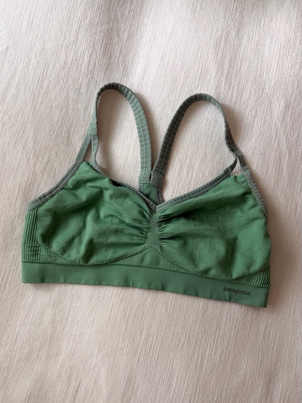 Patagonia Green Racerback Bra